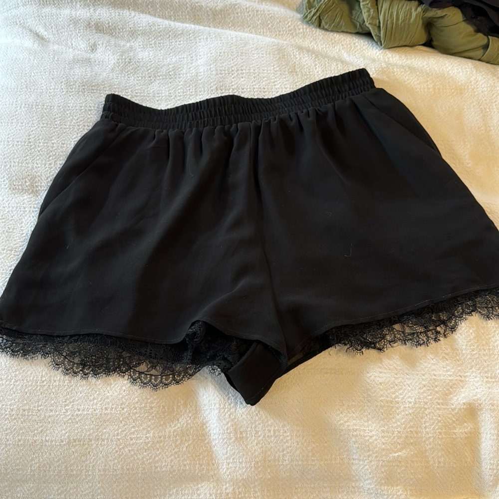 Bcbg lace shorts